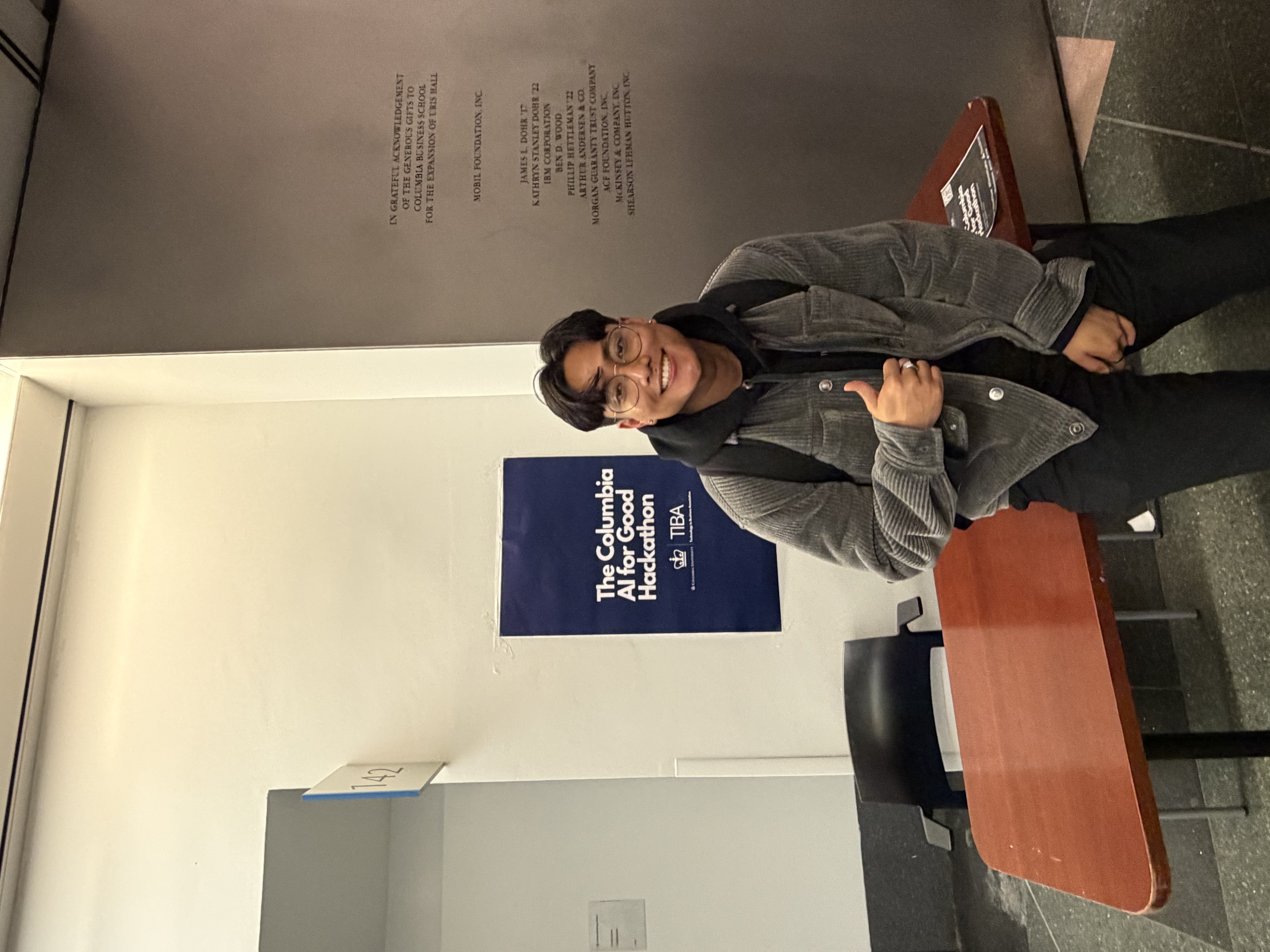 Columbia University AI for Good Hackathon